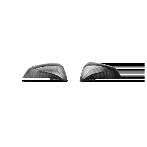Carbon Fiber Mirror Cap Set - High Gloss