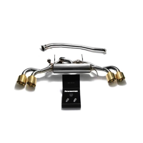 Catback with gold tips