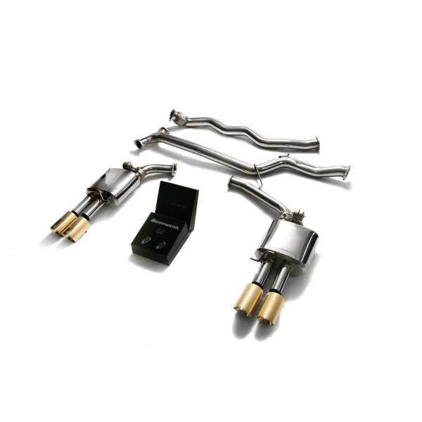 Catback with gold tips