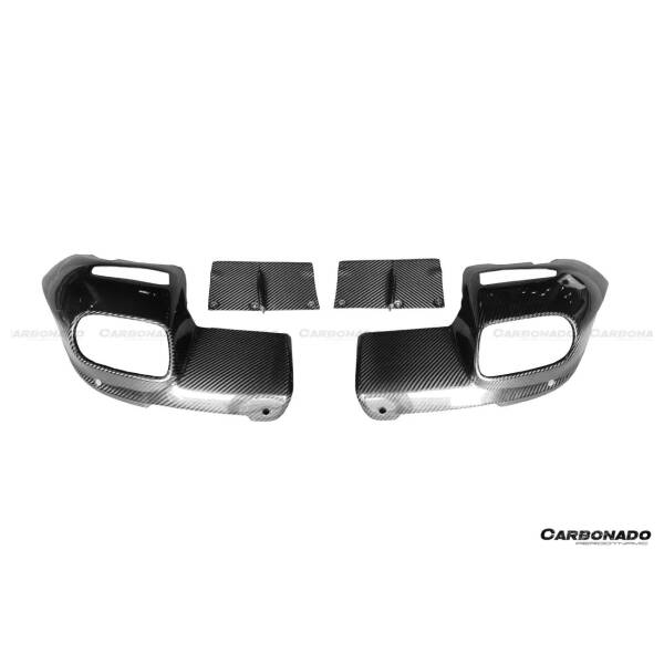RS Style Carbon Fiber Rear Diffuser