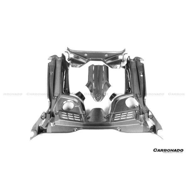 Dry Carbon Fiber Engine Bay Room Interior (5pcs)
