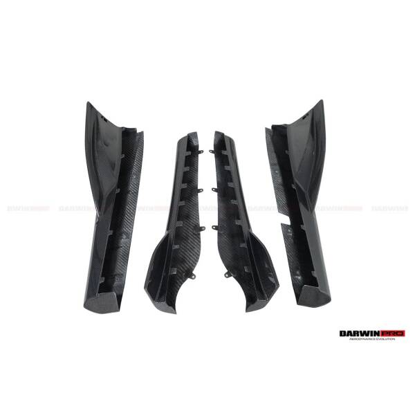 Carbon Fiber Side Skirts Under Board