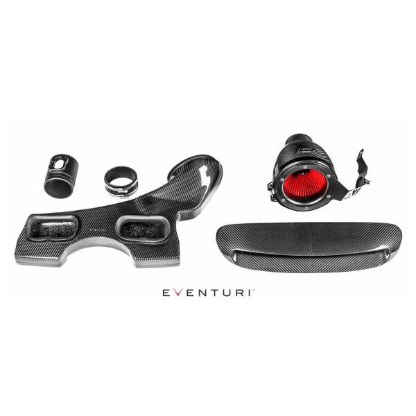 Plastic intake with carbon scoop