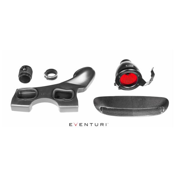 Plastic intake with carbon scoop
