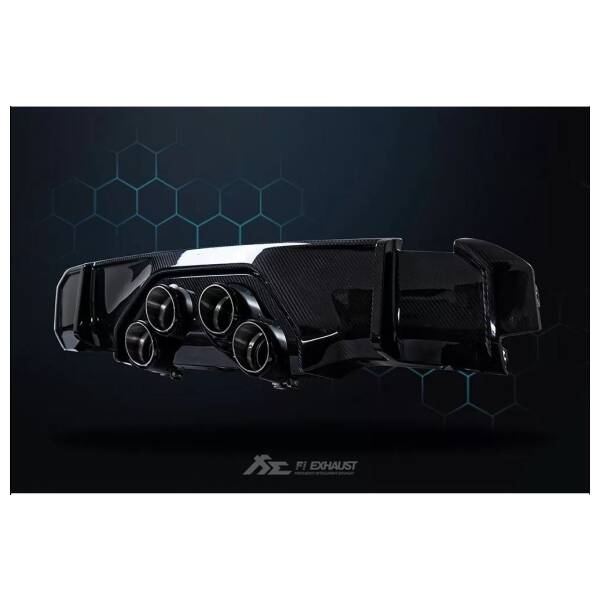 Dry Carbon Fiber M-Performance Style Rear Diffuser Combo Buy