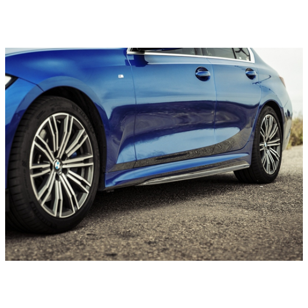 BMW G20 G21 - M performance style carbon Side Skirt splitter