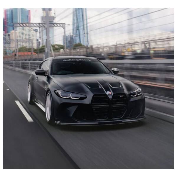 M performance style carbon front lip