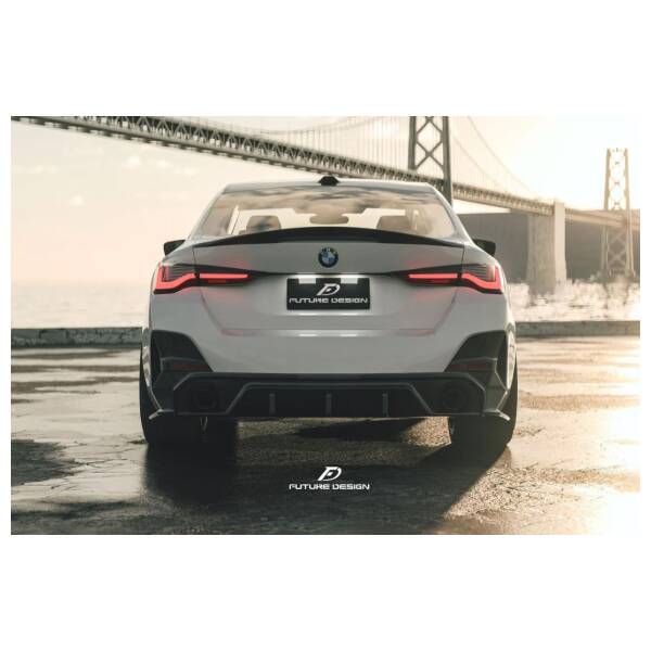 Carbon trunk spoiler