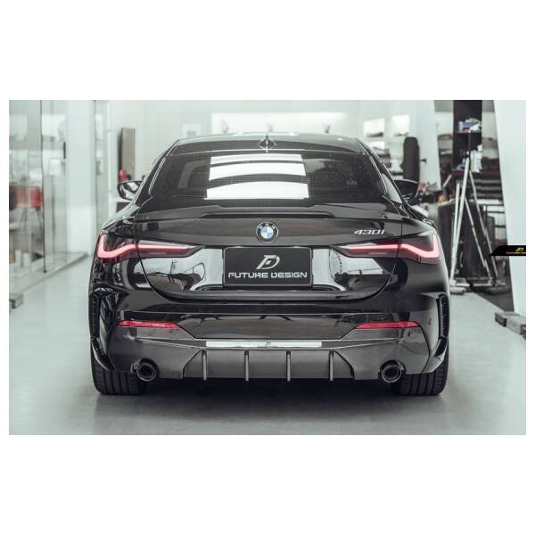 FD style carbon rear Diffuser [ Dual ]