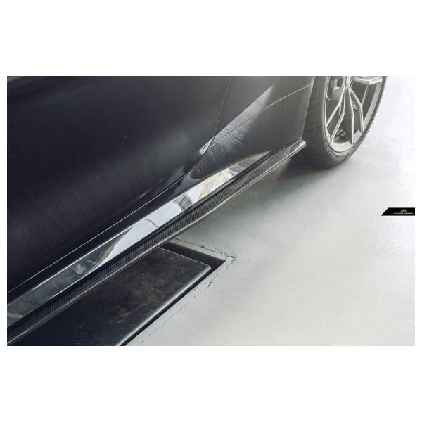 FD style carbon Side Skirt splitter