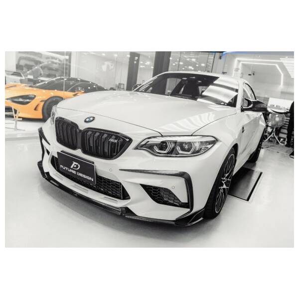 FDGT style carbon front bumper Splitter