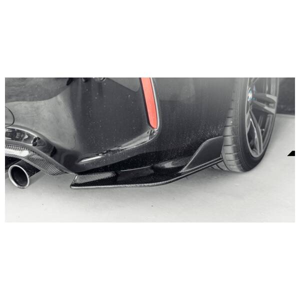 FDGT style carbon rear bumper Splitter