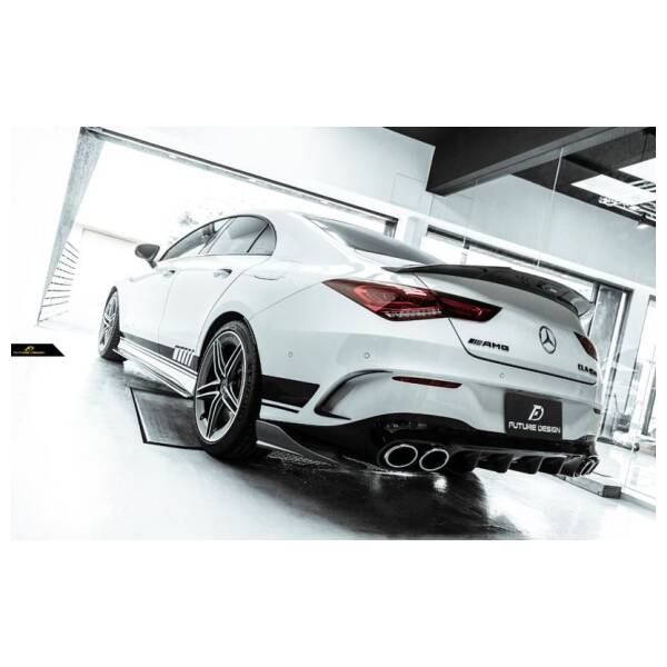 FDGT style carbon rear bumper Splitter