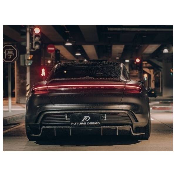 Future Design style carbon rear Diffuser