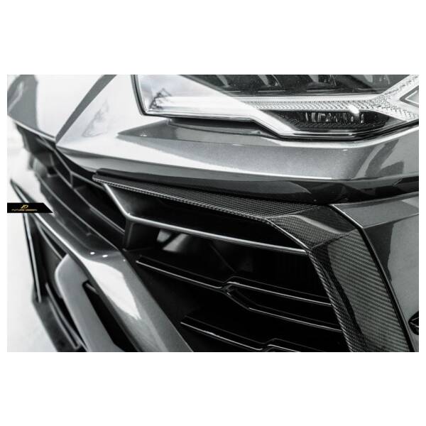 Future Design style carbon Front Canard [ 6 pcs ]
