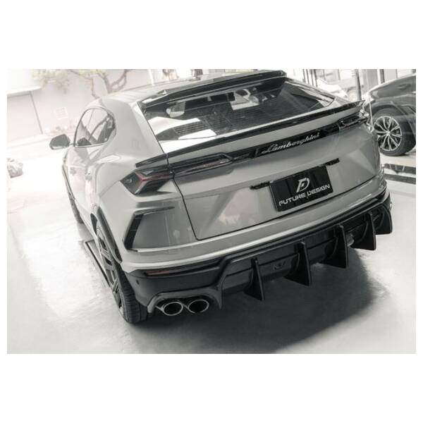 Future Design style carbon rear Diffuser