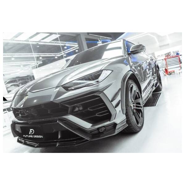 Future Design style carbon Fender Flare Cover [ 8 pcs ]