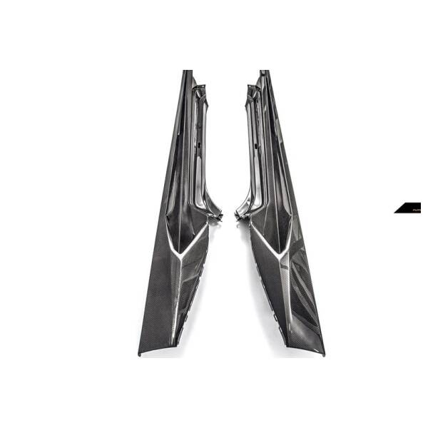 NovT style carbon Side Skirt Splitter