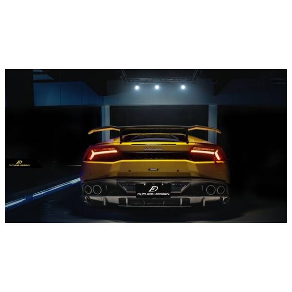 FD GT style carbon rear Diffuser