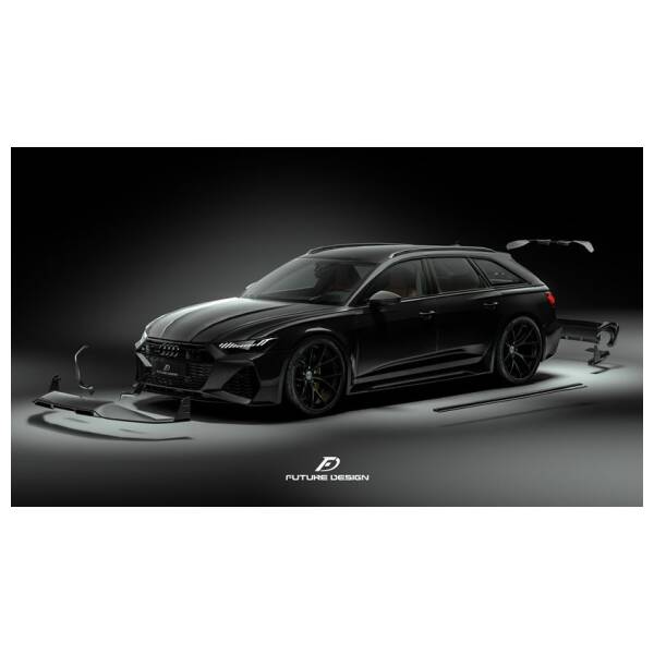 Future Design style carbon Front Lip