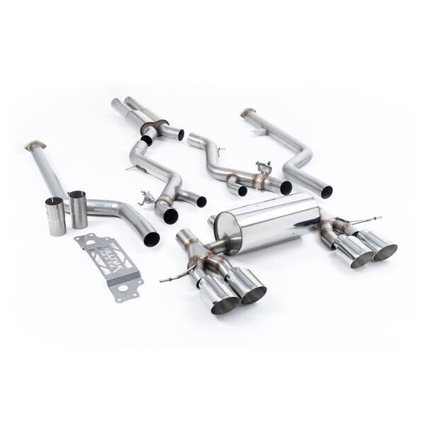 Cat-back (Resonated) with polished tips