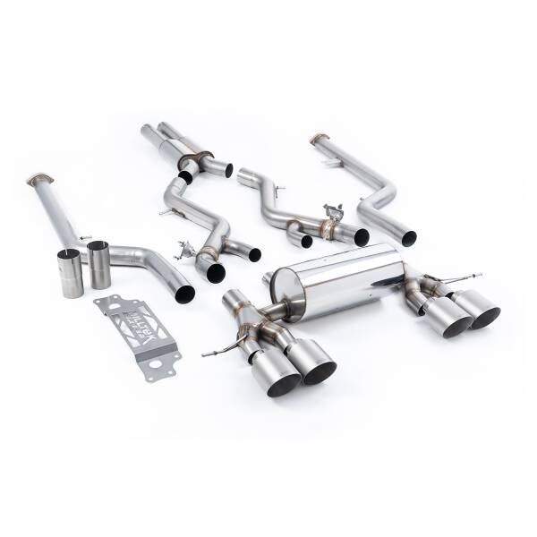 Cat-back (Resonated) with brushed tips