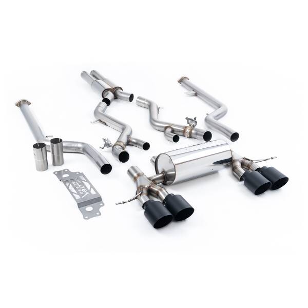 Cat-back (Resonated) with black tips