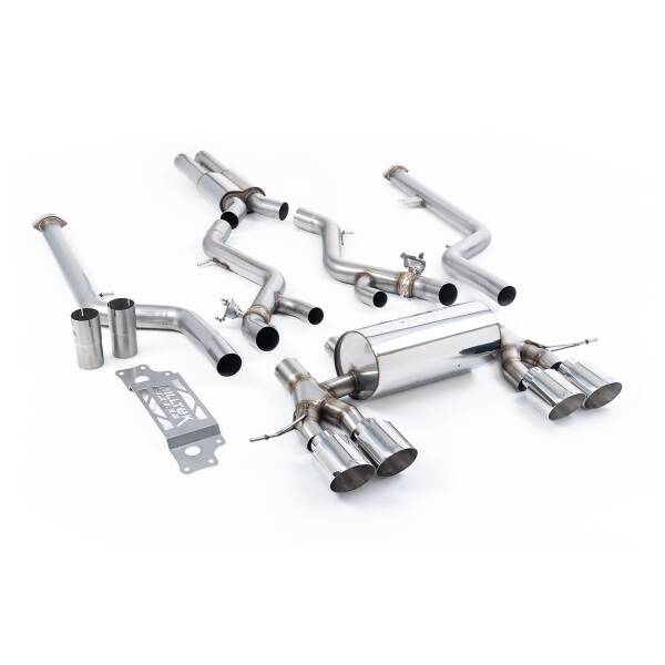 Cat-back (Resonated) with polished tips