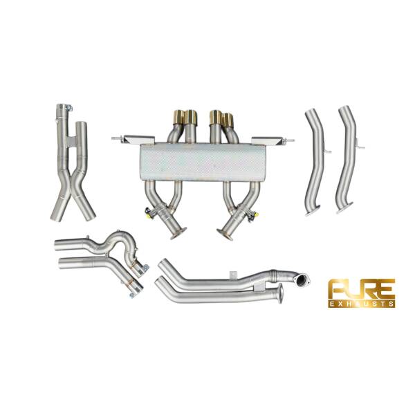 Cat-back Equal Length with M-style Quad Tips