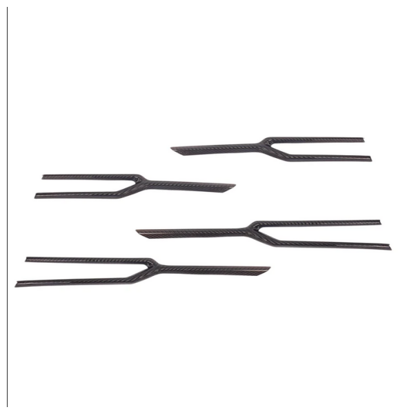 Front Bumper Tuning Fork Set in Visual Carbon Fibre
