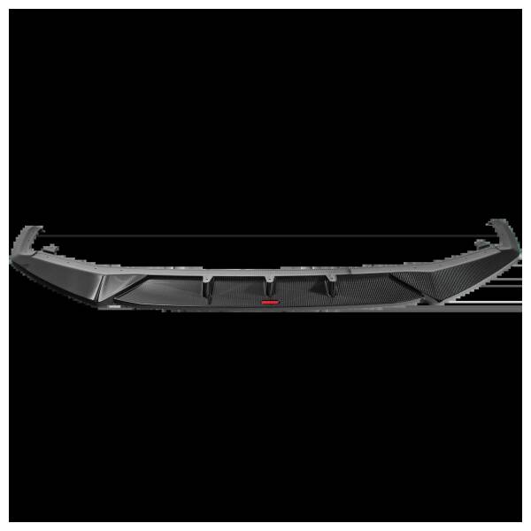 Front Bumper Splitter with Urban Branding Visual Carbon Fibre