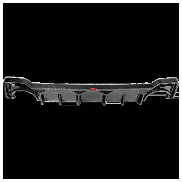 Rear Diffuser Assembly with Urban Branding Visual Carbon Fibre