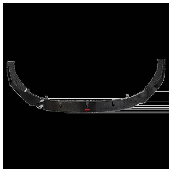 Front Bumper Splitter with Urban Branding Visual Carbon Fibre