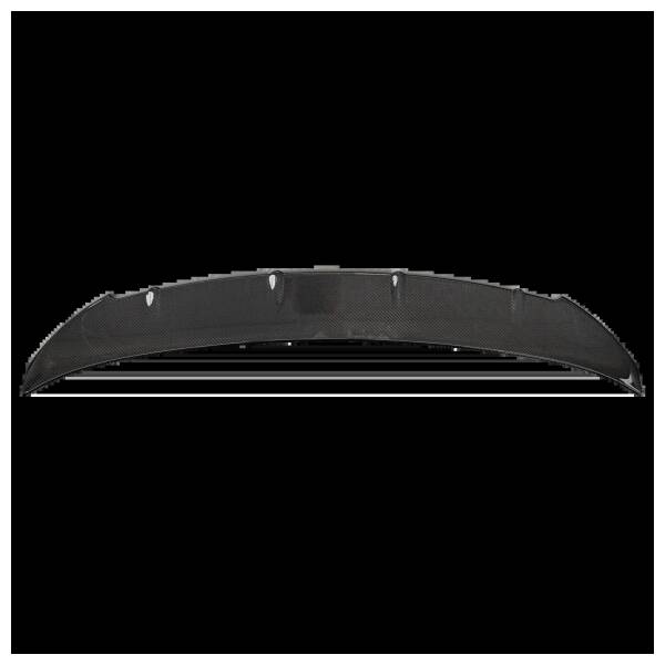 Rear Lip Spoiler - Visual Carbon Fibre Lacquered