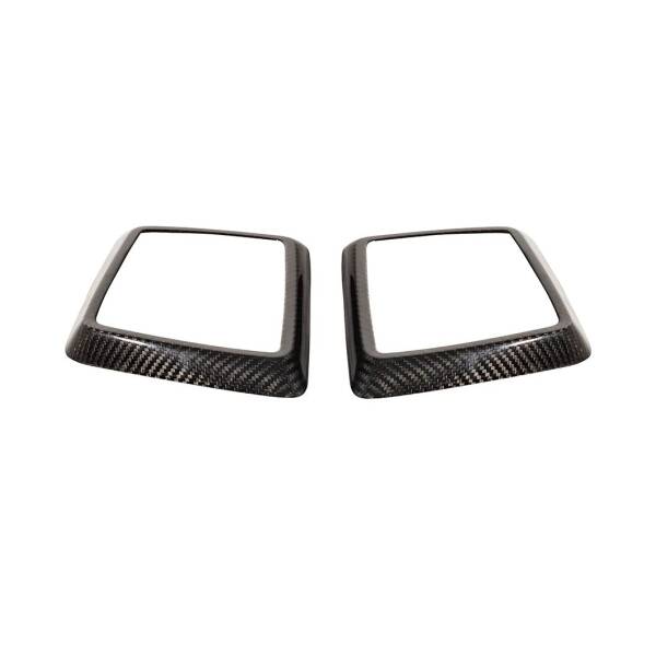 Upper Turning Signal Trim (pair) Visual Carbon Fibre
